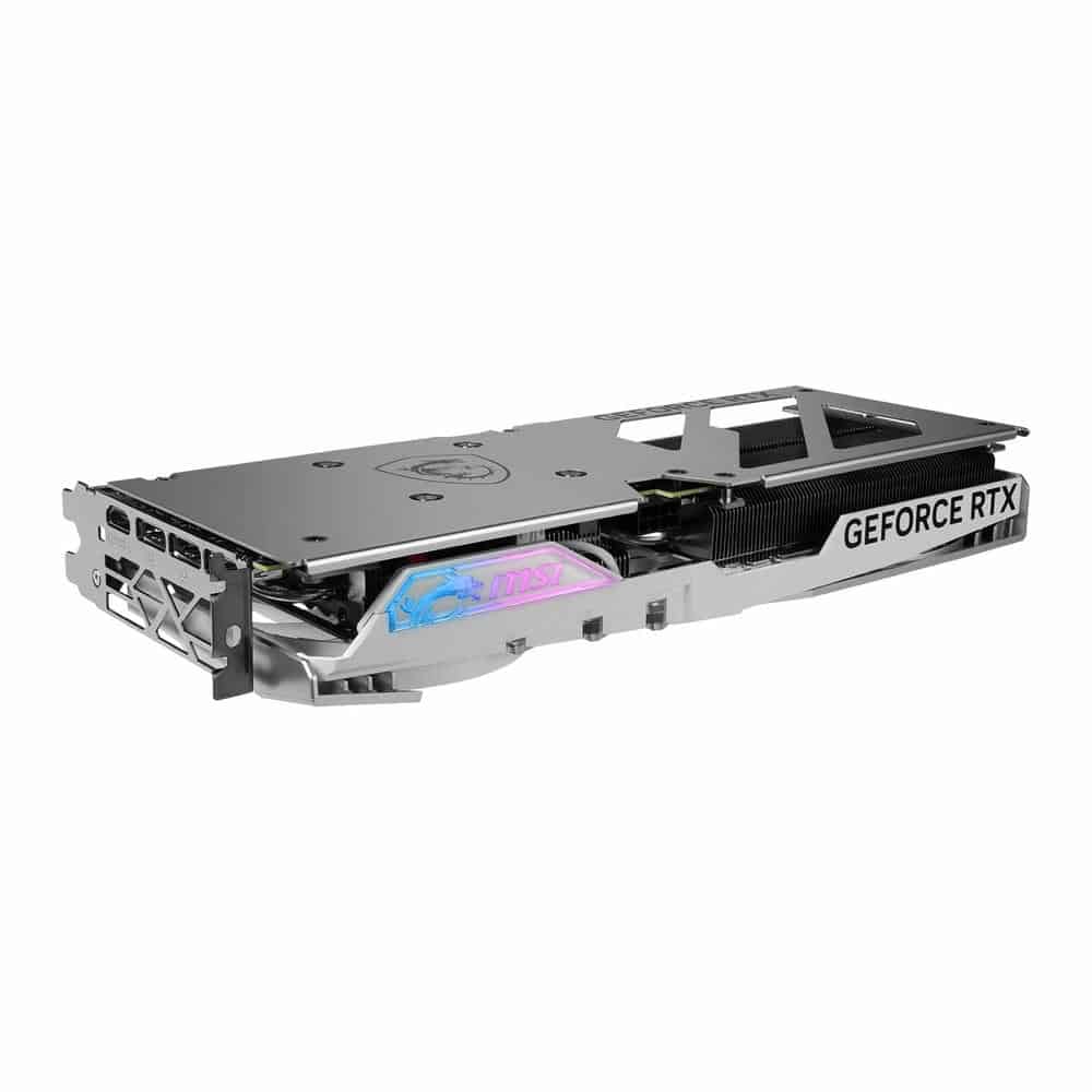 (image for) MSI NVIDIA GeForce RTX 4060 Ti 16GB GAMING X SLIM WHITE Ada Lovelace Graphics Card